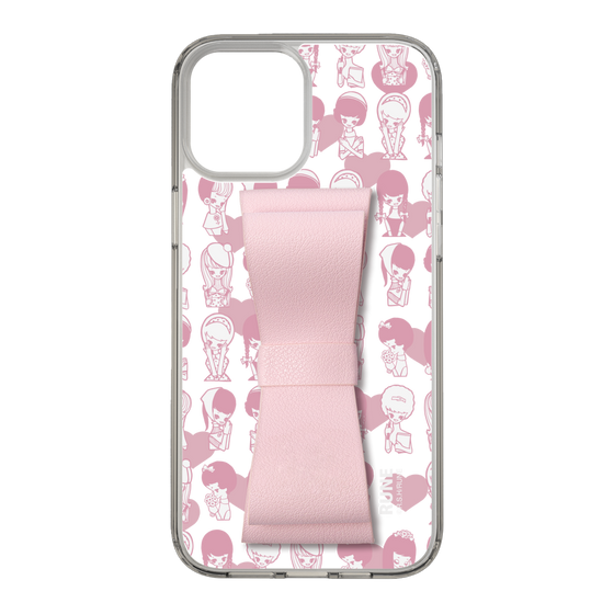Slim Protection Case - STAND & RING RIBBON Sakura Pink［ Rune Naito - RUNE Girl Kids ］