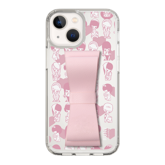 Slim Protection Case - STAND & RING RIBBON Sakura Pink［ Rune Naito - RUNE Girl Kids ］