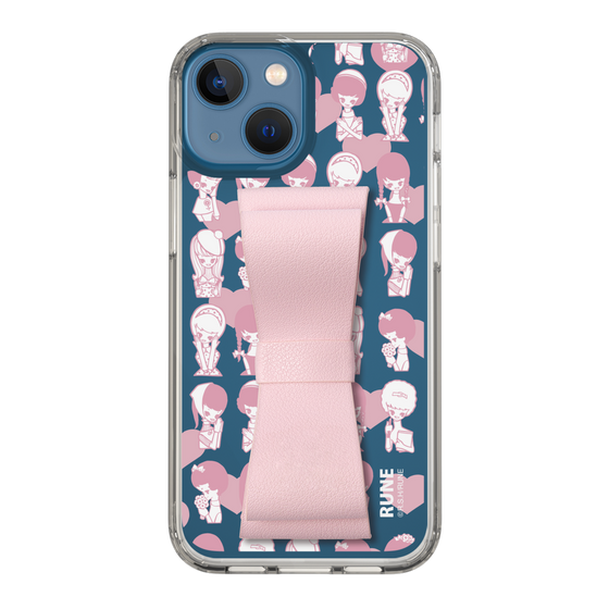 Slim Protection Case - STAND & RING RIBBON Sakura Pink［ Rune Naito - RUNE Girl Kids ］