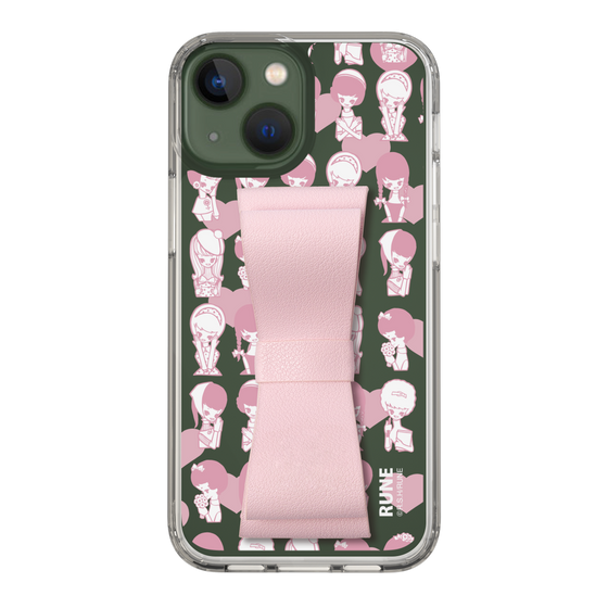 Slim Protection Case - STAND & RING RIBBON Sakura Pink［ Rune Naito - RUNE Girl Kids ］