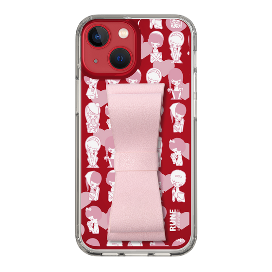Slim Protection Case - STAND & RING RIBBON Sakura Pink［ Rune Naito - RUNE Girl Kids ］