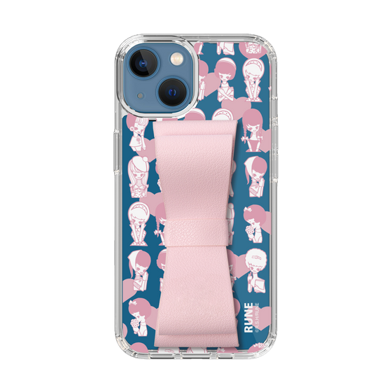 Slim Protection Case - STAND & RING RIBBON Sakura Pink［ Rune Naito - RUNE Girl Kids ］