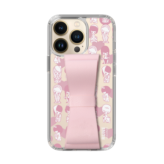 Slim Protection Case - STAND & RING RIBBON Sakura Pink［ Rune Naito - RUNE Girl Kids ］