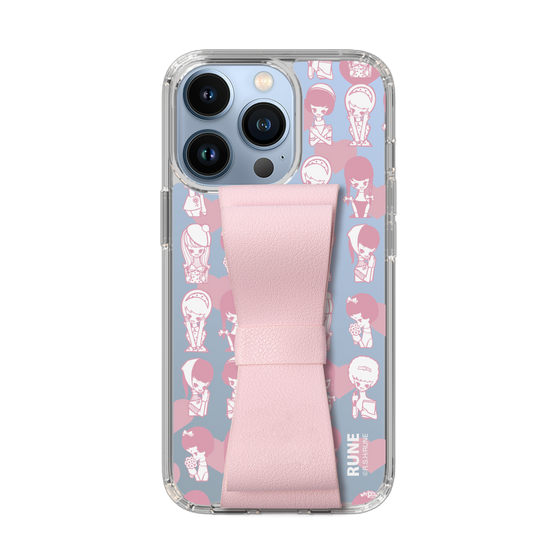 Slim Protection Case - STAND & RING RIBBON Sakura Pink［ Rune Naito - RUNE Girl Kids ］