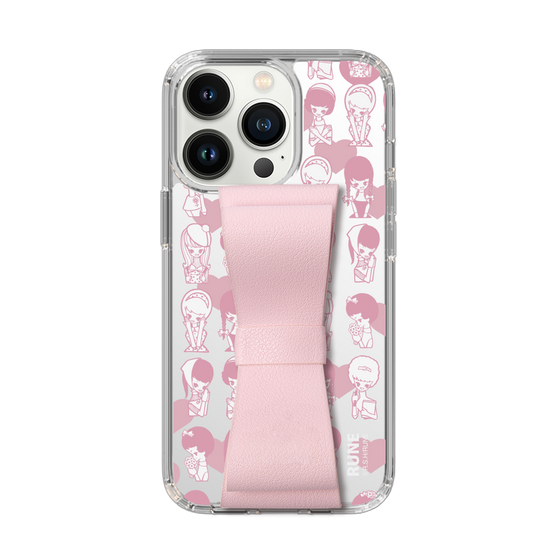 Slim Protection Case - STAND & RING RIBBON Sakura Pink［ Rune Naito - RUNE Girl Kids ］