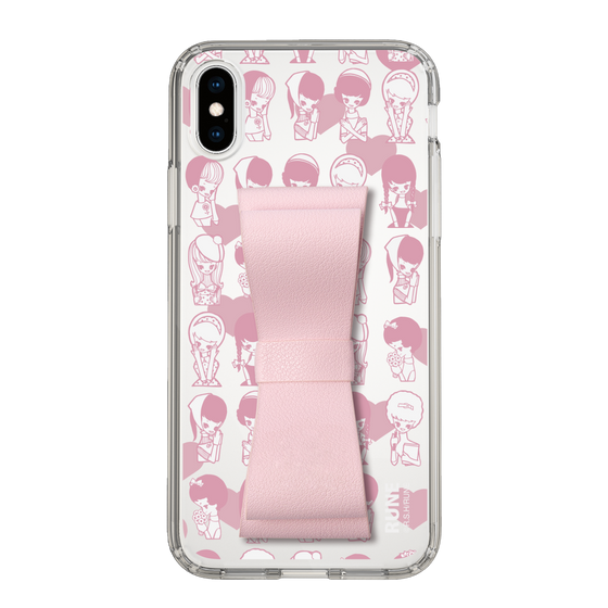 Slim Protection Case - STAND & RING RIBBON Sakura Pink［ Rune Naito - RUNE Girl Kids ］
