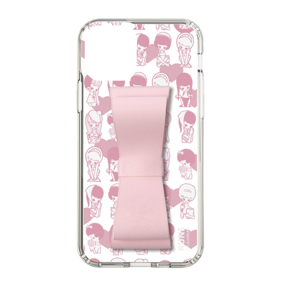 Slim Protection Case - STAND & RING RIBBON Sakura Pink［ Rune Naito - RUNE Girl Kids ］