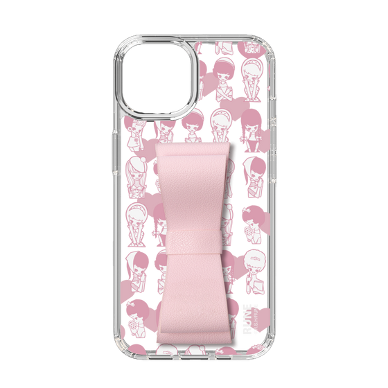 Slim Protection Case - STAND & RING RIBBON Sakura Pink［ Rune Naito - RUNE Girl Kids ］