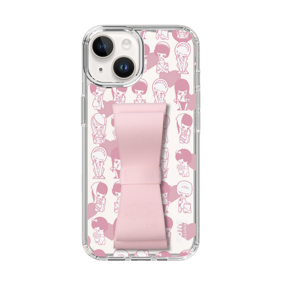 Slim Protection Case - STAND & RING RIBBON Sakura Pink［ Rune Naito - RUNE Girl Kids ］