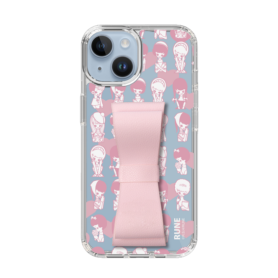 Slim Protection Case - STAND & RING RIBBON Sakura Pink［ Rune Naito - RUNE Girl Kids ］