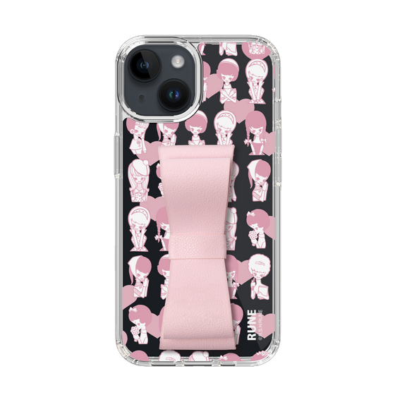 Slim Protection Case - STAND & RING RIBBON Sakura Pink［ Rune Naito - RUNE Girl Kids ］