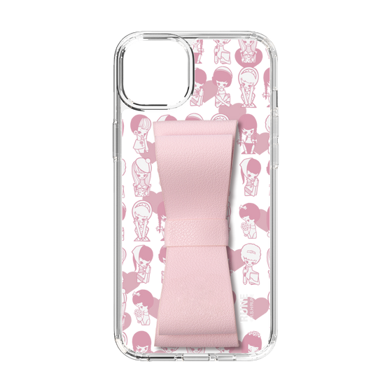 Slim Protection Case - STAND & RING RIBBON Sakura Pink［ Rune Naito - RUNE Girl Kids ］