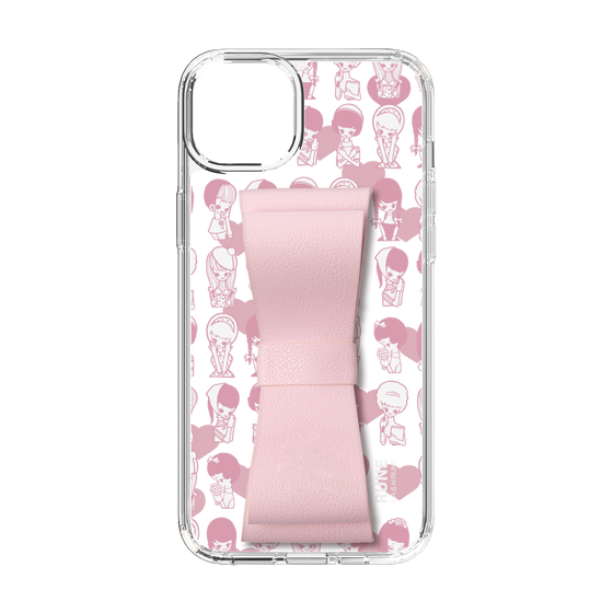 Slim Protection Case - STAND & RING RIBBON Sakura Pink［ Rune Naito - RUNE Girl Kids ］