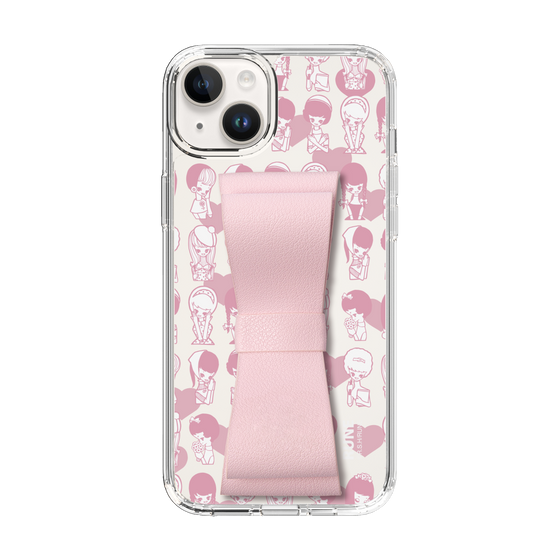 Slim Protection Case - STAND & RING RIBBON Sakura Pink［ Rune Naito - RUNE Girl Kids ］