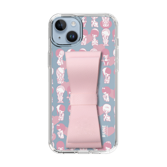 Slim Protection Case - STAND & RING RIBBON Sakura Pink［ Rune Naito - RUNE Girl Kids ］