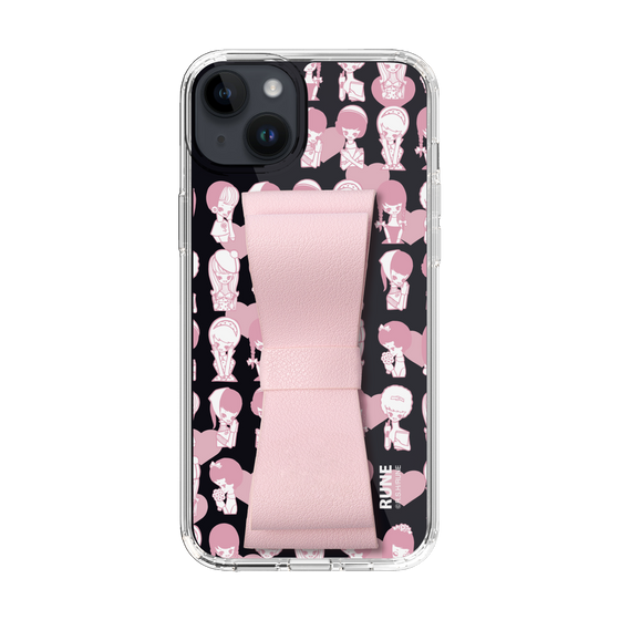 Slim Protection Case - STAND & RING RIBBON Sakura Pink［ Rune Naito - RUNE Girl Kids ］