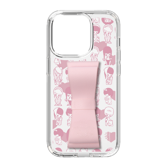 Slim Protection Case - STAND & RING RIBBON Sakura Pink［ Rune Naito - RUNE Girl Kids ］