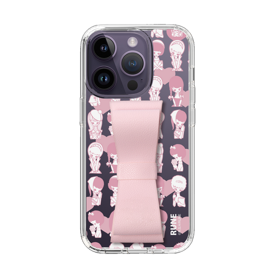 Slim Protection Case - STAND & RING RIBBON Sakura Pink［ Rune Naito - RUNE Girl Kids ］
