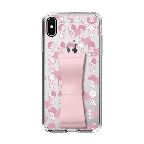 Slim Protection Case - STAND & RING RIBBON Sakura Pink［ Rune Naito - RUNE Girl Kids ］