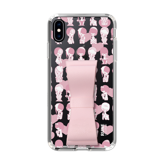 Slim Protection Case - STAND & RING RIBBON Sakura Pink［ Rune Naito - RUNE Girl Kids ］