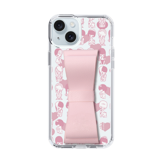 Slim Protection Case - STAND & RING RIBBON Sakura Pink［ Rune Naito - RUNE Girl Kids ］