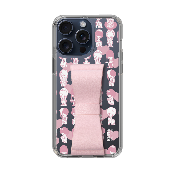 Slim Protection Case - STAND & RING RIBBON Sakura Pink［ Rune Naito - RUNE Girl Kids ］