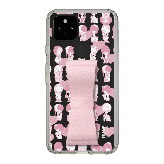 Slim Protection Case - STAND & RING RIBBON Sakura Pink［ Rune Naito - RUNE Girl Kids ］