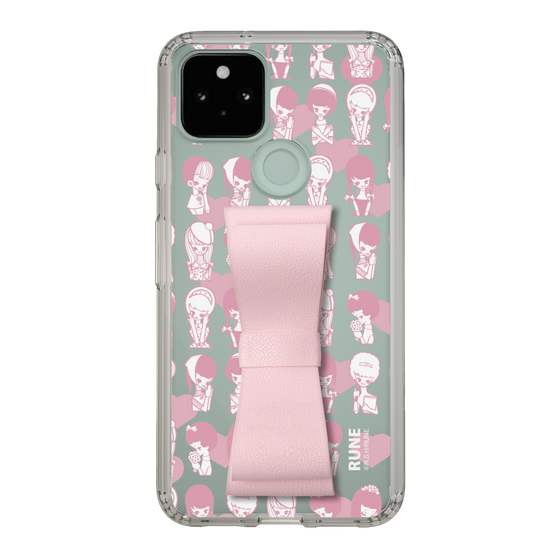 Slim Protection Case - STAND & RING RIBBON Sakura Pink［ Rune Naito - RUNE Girl Kids ］