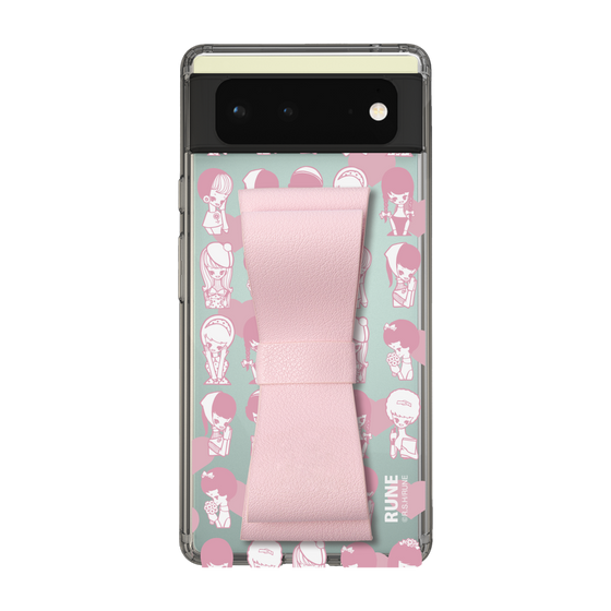 Slim Protection Case - STAND & RING RIBBON Sakura Pink［ Rune Naito - RUNE Girl Kids ］