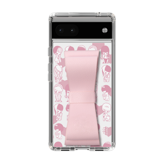 Slim Protection Case - STAND & RING RIBBON Sakura Pink［ Rune Naito - RUNE Girl Kids ］