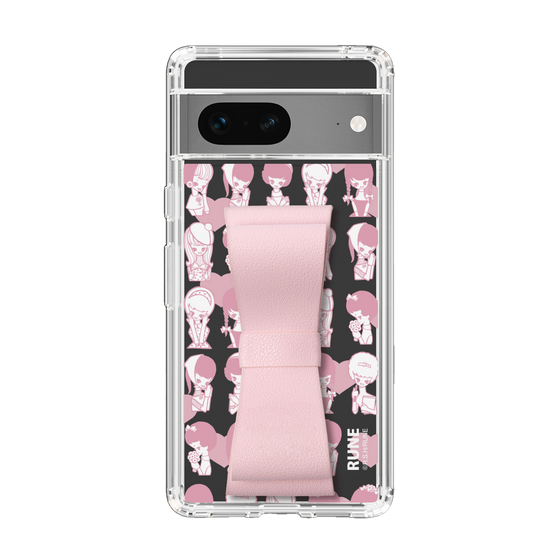 Slim Protection Case - STAND & RING RIBBON Sakura Pink［ Rune Naito - RUNE Girl Kids ］