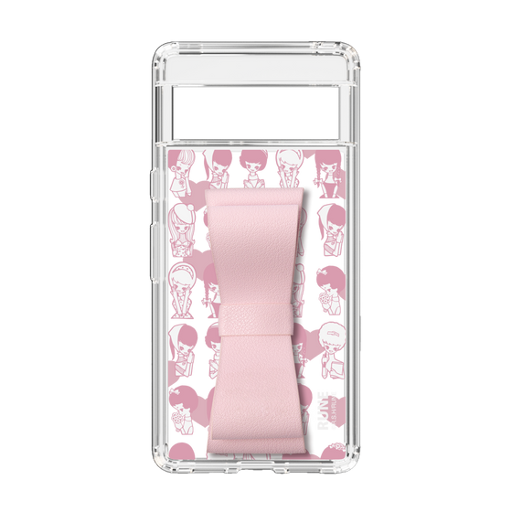 Slim Protection Case - STAND & RING RIBBON Sakura Pink［ Rune Naito - RUNE Girl Kids ］