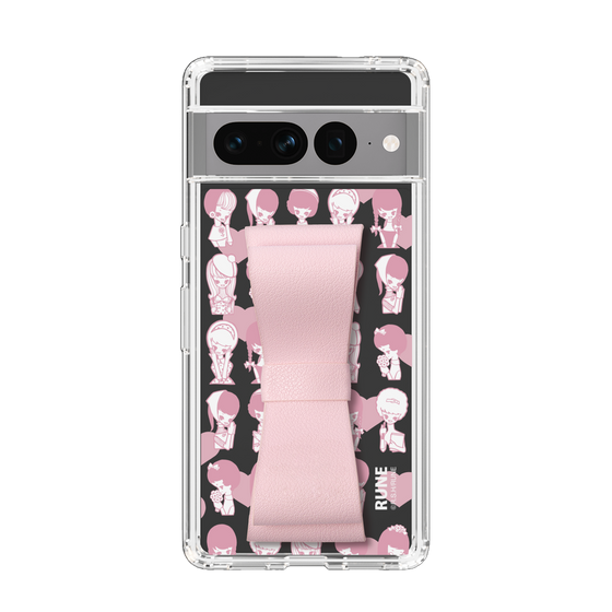 Slim Protection Case - STAND & RING RIBBON Sakura Pink［ Rune Naito - RUNE Girl Kids ］