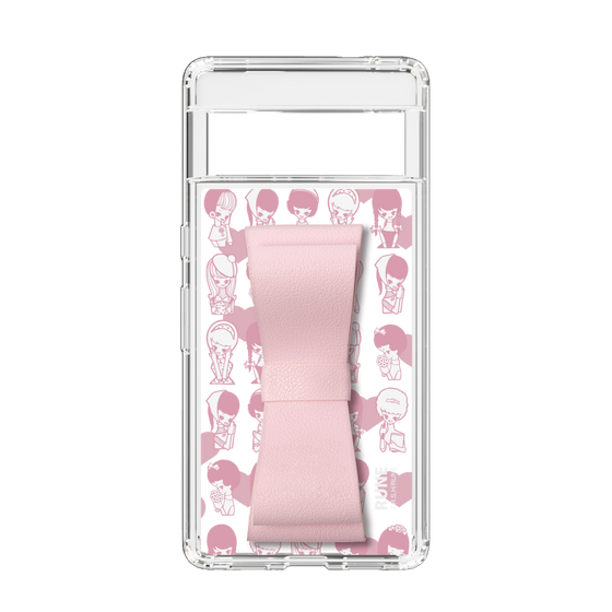 Slim Protection Case - STAND & RING RIBBON Sakura Pink［ Rune Naito - RUNE Girl Kids ］