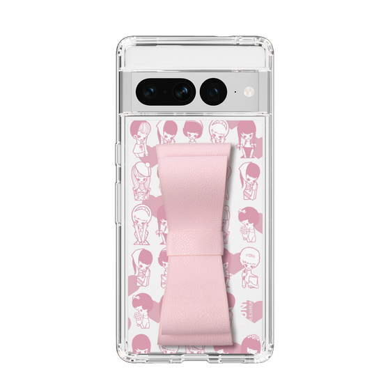 Slim Protection Case - STAND & RING RIBBON Sakura Pink［ Rune Naito - RUNE Girl Kids ］