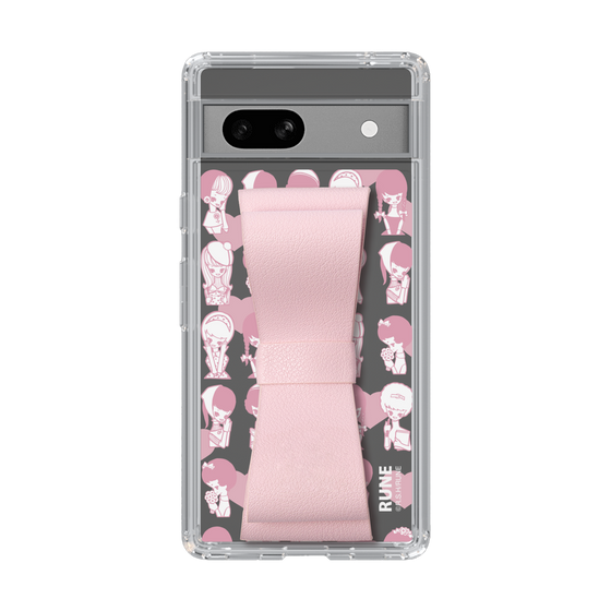 Slim Protection Case - STAND & RING RIBBON Sakura Pink［ Rune Naito - RUNE Girl Kids ］