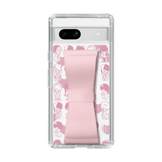 Slim Protection Case - STAND & RING RIBBON Sakura Pink［ Rune Naito - RUNE Girl Kids ］