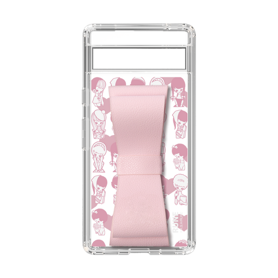 Slim Protection Case - STAND & RING RIBBON Sakura Pink［ Rune Naito - RUNE Girl Kids ］