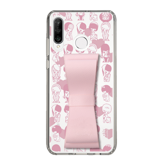 Slim Protection Case - STAND & RING RIBBON Sakura Pink［ Rune Naito - RUNE Girl Kids ］