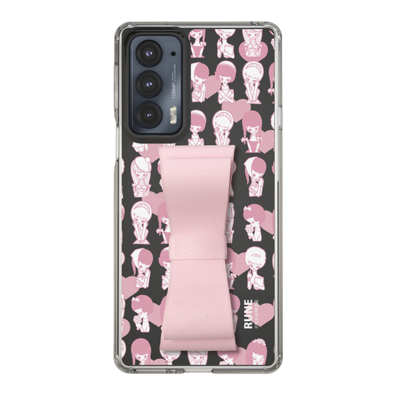 Slim Protection Case - STAND & RING RIBBON Sakura Pink［ Rune Naito - RUNE Girl Kids ］