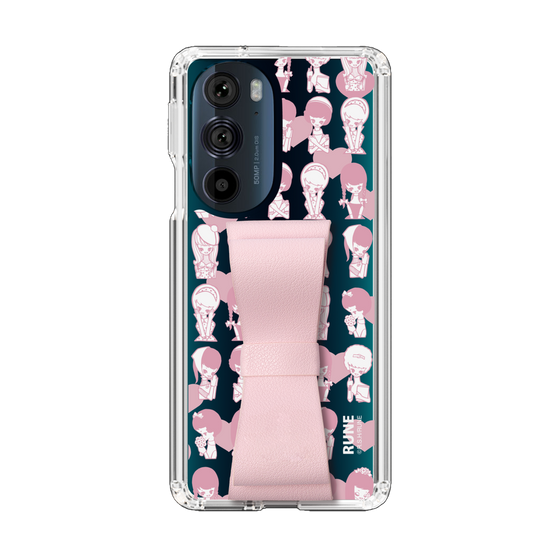 Slim Protection Case - STAND & RING RIBBON Sakura Pink［ Rune Naito - RUNE Girl Kids ］