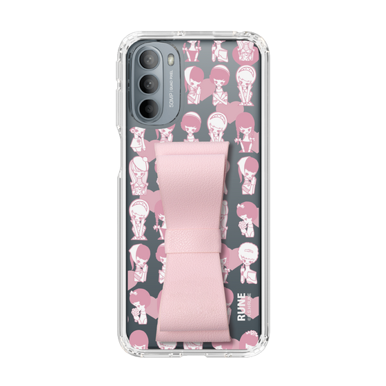 Slim Protection Case - STAND & RING RIBBON Sakura Pink［ Rune Naito - RUNE Girl Kids ］