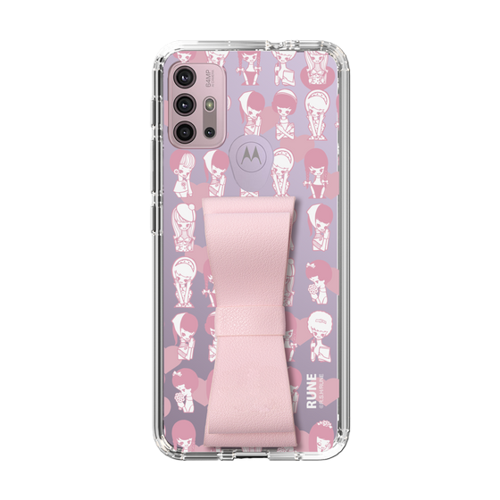 Slim Protection Case - STAND & RING RIBBON Sakura Pink［ Rune Naito - RUNE Girl Kids ］
