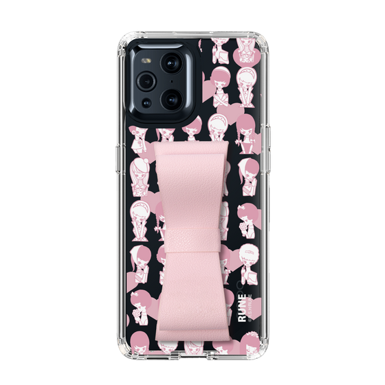Slim Protection Case - STAND & RING RIBBON Sakura Pink［ Rune Naito - RUNE Girl Kids ］