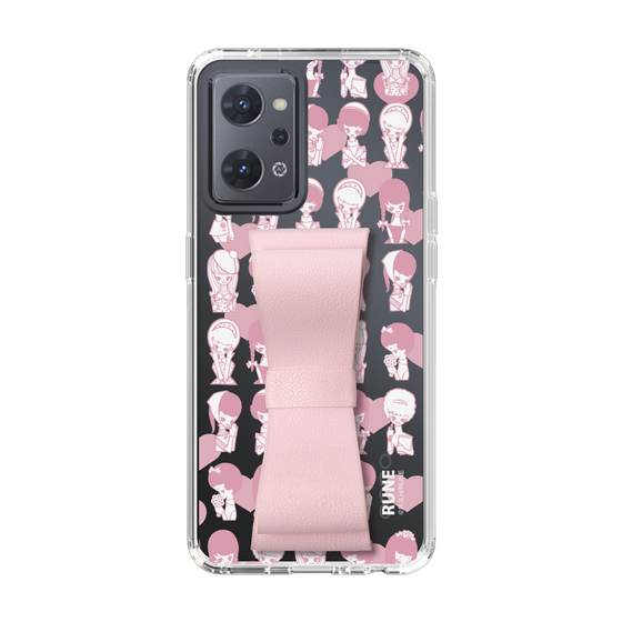 Slim Protection Case - STAND & RING RIBBON Sakura Pink［ Rune Naito - RUNE Girl Kids ］