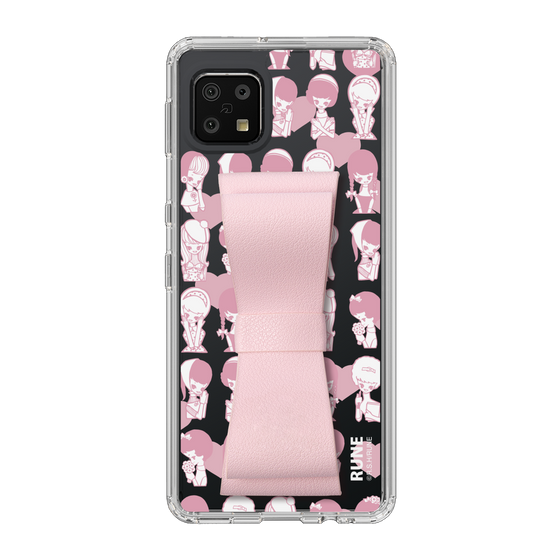 Slim Protection Case - STAND & RING RIBBON Sakura Pink［ Rune Naito - RUNE Girl Kids ］