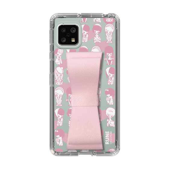 Slim Protection Case - STAND & RING RIBBON Sakura Pink［ Rune Naito - RUNE Girl Kids ］