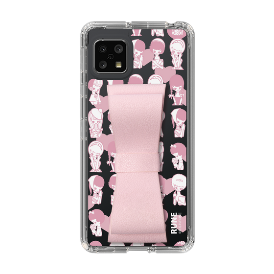 Slim Protection Case - STAND & RING RIBBON Sakura Pink［ Rune Naito - RUNE Girl Kids ］