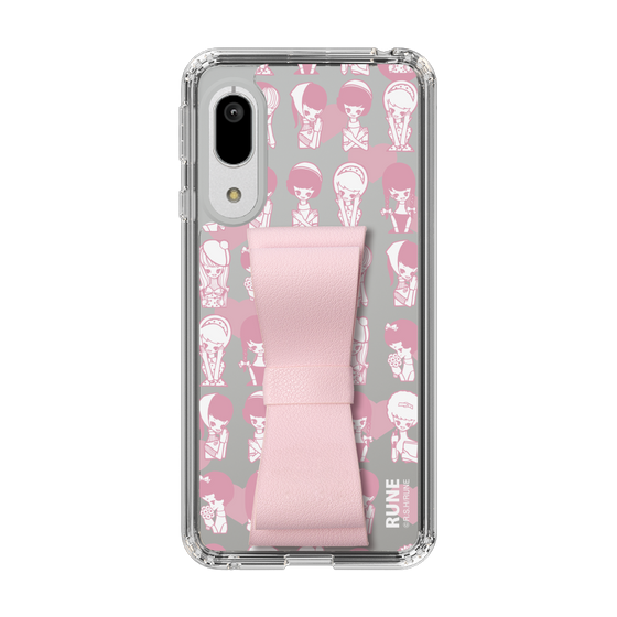 Slim Protection Case - STAND & RING RIBBON Sakura Pink［ Rune Naito - RUNE Girl Kids ］