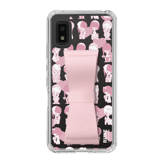 Slim Protection Case - STAND & RING RIBBON Sakura Pink［ Rune Naito - RUNE Girl Kids ］